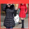 Stylish Winter Ladies Puffer Jacket With Luxurious Fur Hood For Ultimate Warmth
