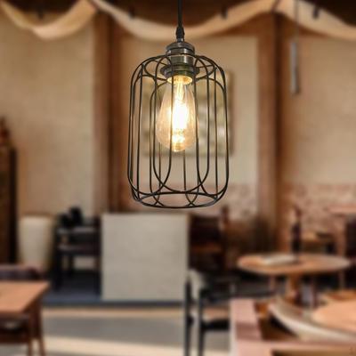 Metal Cage Lampshade Bulb Cover Accessories Design Home Decoration for Pendant Light Rustic Lamp