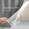 LIEI High-End Double-Sided Waterproof Faux Linen Shower Curtain