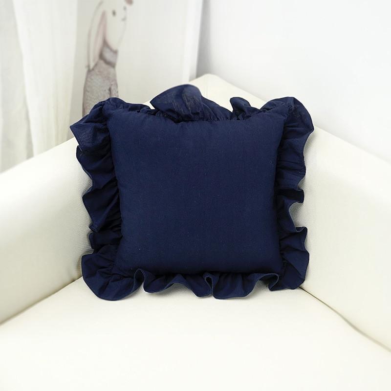 Bow Pillow Striped Cotton Girl Heart Floating Window Simple Decoration Home