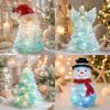 Illuminated Christmas Decor Sea‑Glass Christmas Ornament Kit Holiday Home Display