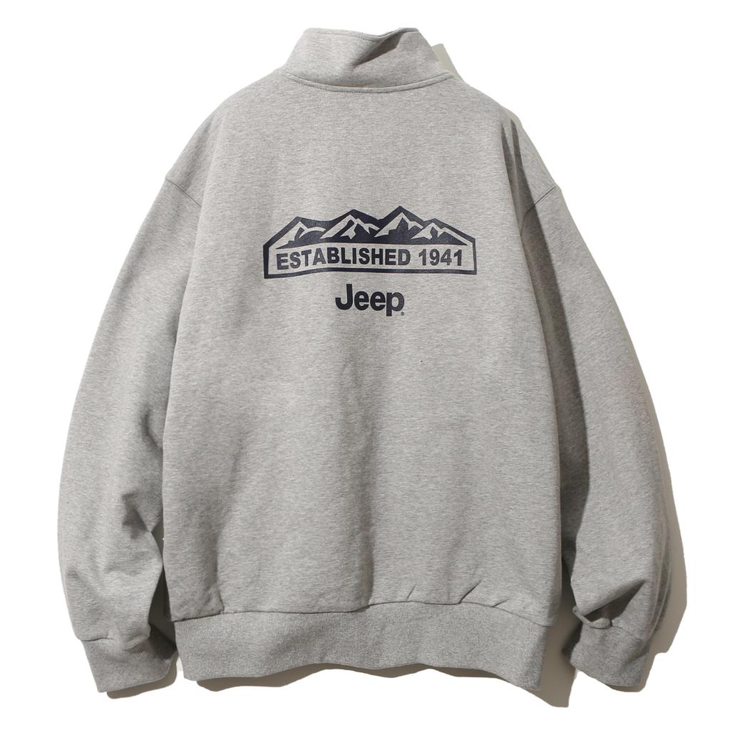 JEEP [Fleece-Lined] M-Logo Half-Zip Sweatshirt (Jp5Tsu739Mg)