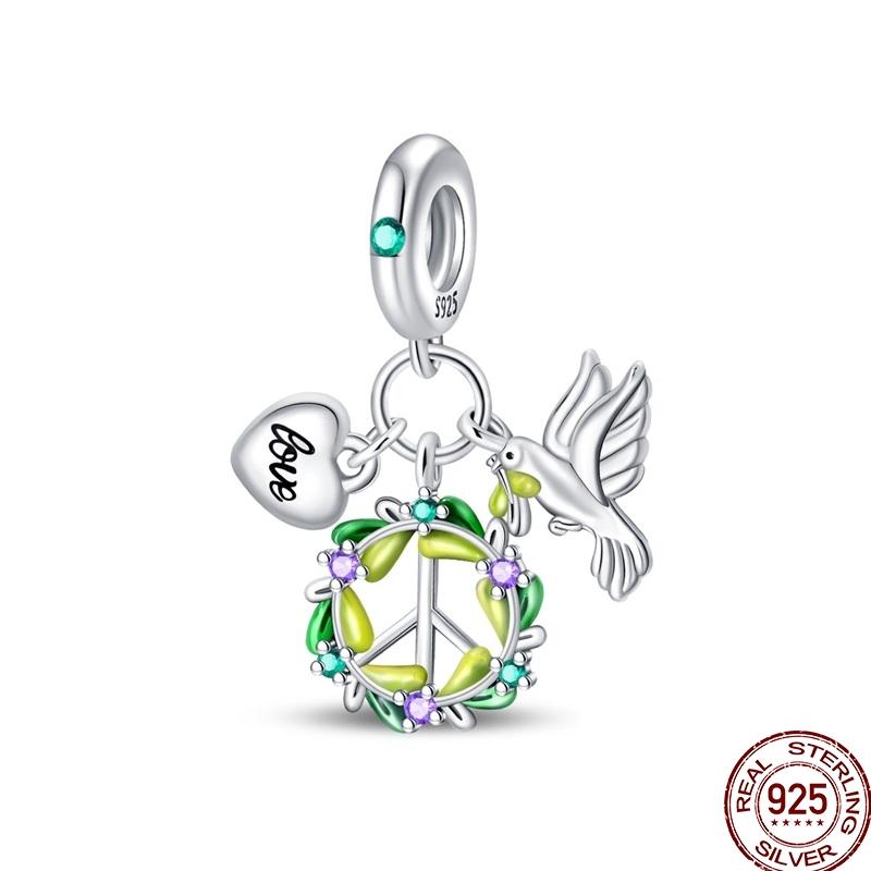 Copper Devil'S Eye Fatima Hand Charms Beads Tarot Cards Pendant Fit Original Bracelet Women Diy Jewelry Accessories