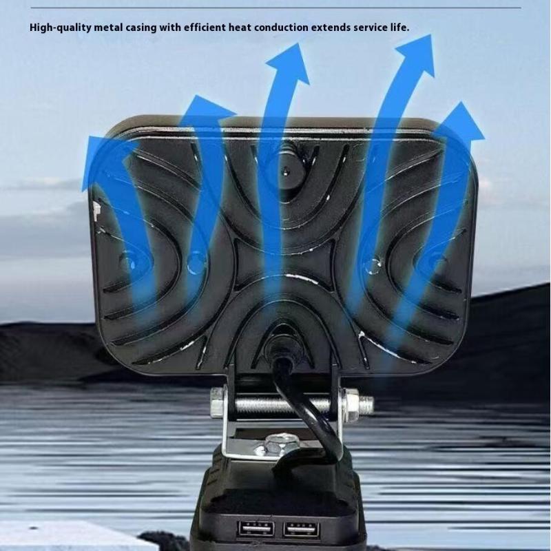 1Pcs Cordless Outdoor Work Fishing Handheld Emergency Tool Led Light For Lithium Battery 3In Portable Spotlight No Battery