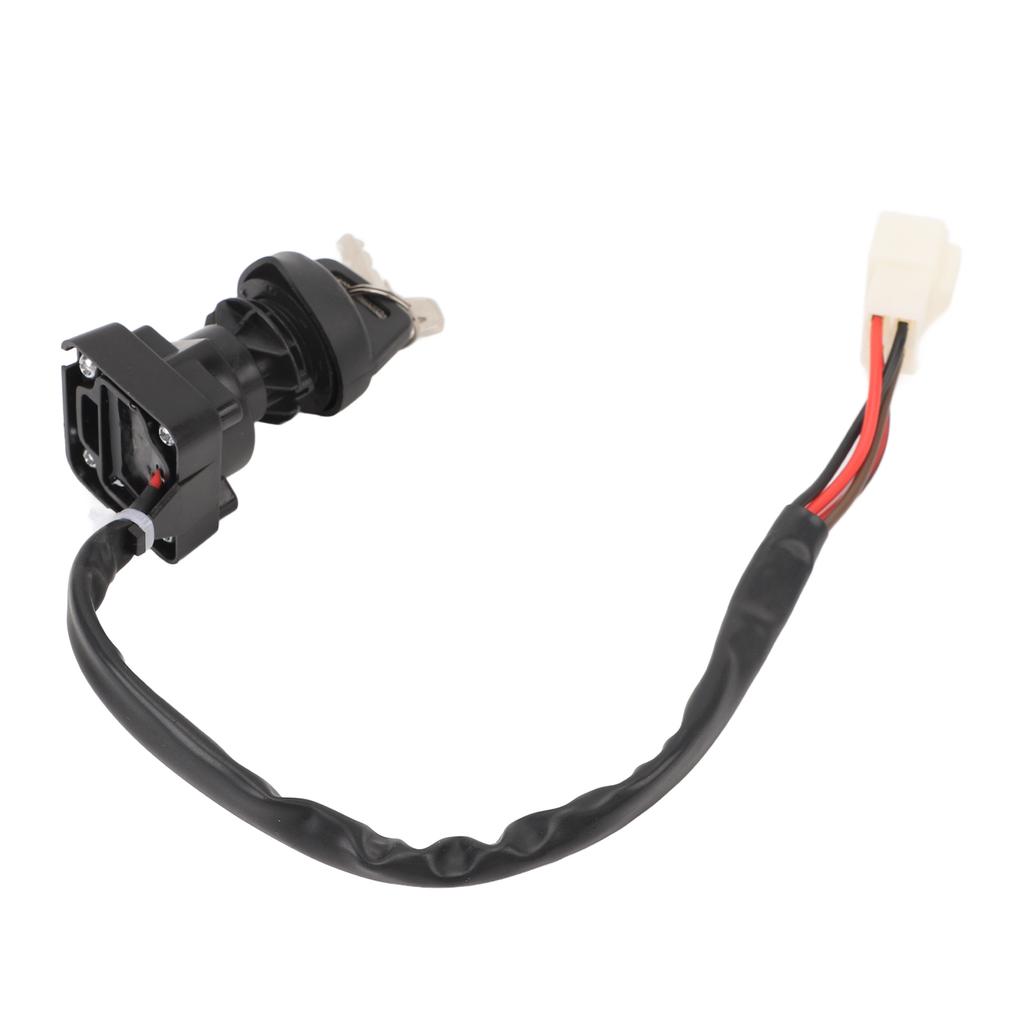 Ignition Key Switch 4 Wires Long Lifespan Smooth Performance Replacement for Polaris Trail Blazer 250 1999