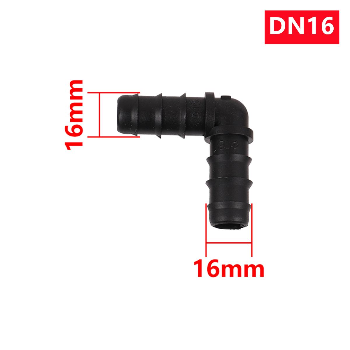 

DN16mm DN20mm Hose Barbed Tee and Elbow Connectors 1/2 5/8 Pipe Garden Greenhouse Agriculture Irrigation Fast Joints 5/10/50Pcs 5Pcs