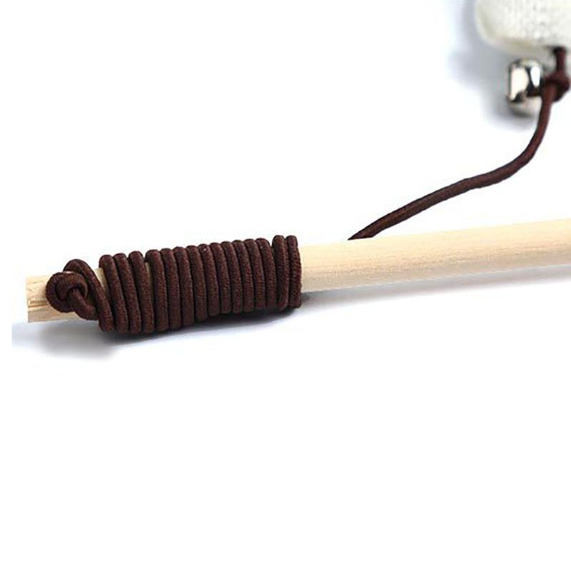 Cat Toys Feather Toys Kitten Funny Colorful Rod Cat Wand Toys Wood Pet Cat Toys Interactive Stick Pet Cat Supplies