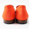 HERMES loafers moccasins paris Constance Orange Chevre Veroa Women 37 Used