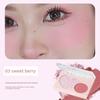 Gracebabi Dual-Effect Soft Velvet Atmosphere Blush Brightens Facial Shadows and Enhances Contouring Without Smudging