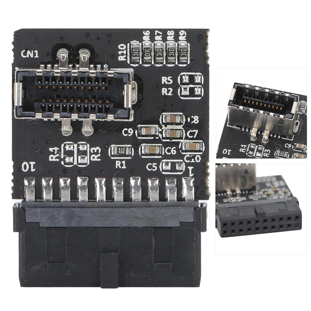 USB 3.0 - Type E Socket with Chip Motherboard Header Converter Panel Mount Extension Adapter