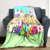 1Pc Colorful Cityscape Blanket For Couch Bed Plush Cozy Fuzzy Blanket Super Soft Warm Blankets For Fall And Winter 0918152