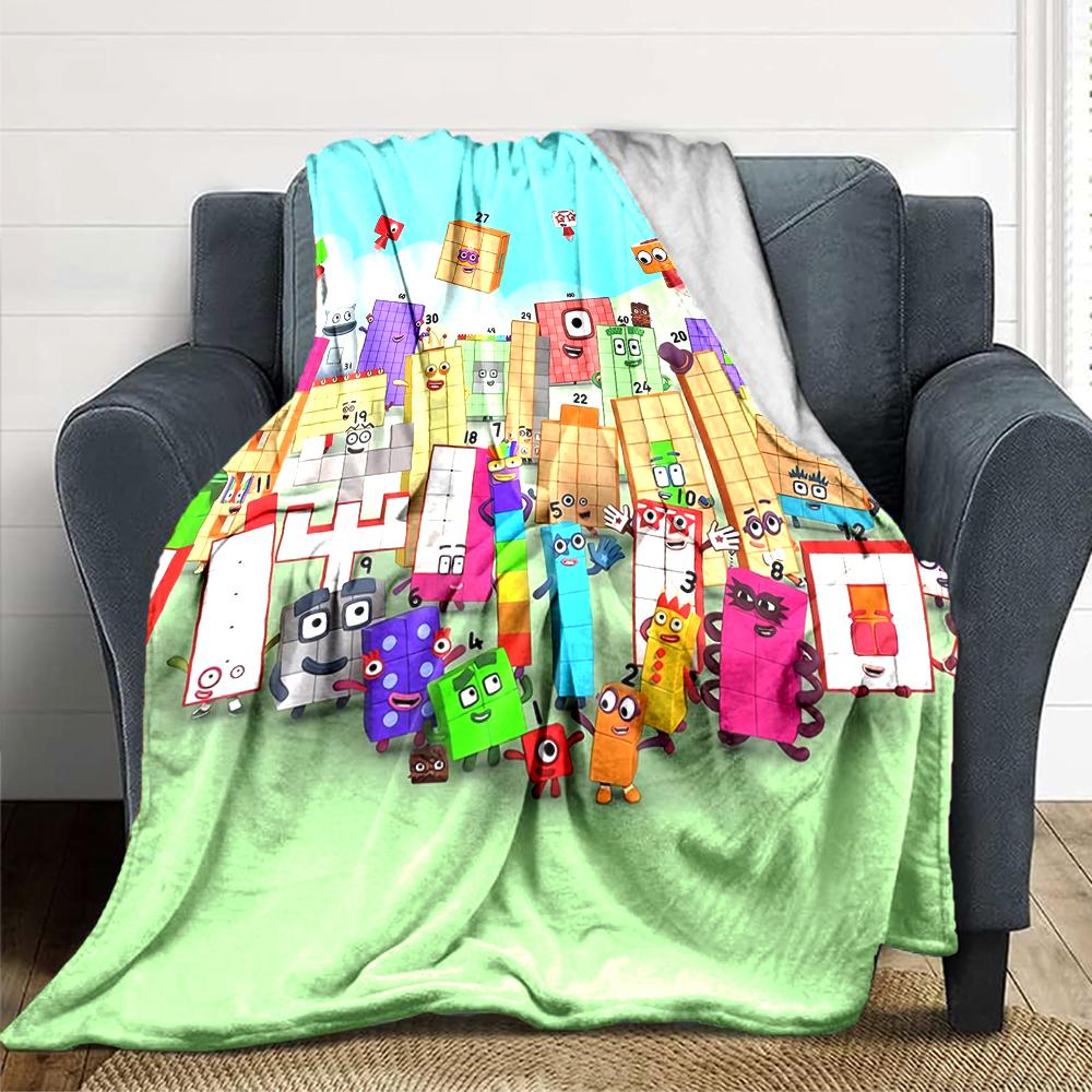 1Pc Colorful Cityscape Blanket For Couch Bed Plush Cozy Fuzzy Blanket Super Soft Warm Blankets For Fall And Winter 0918152