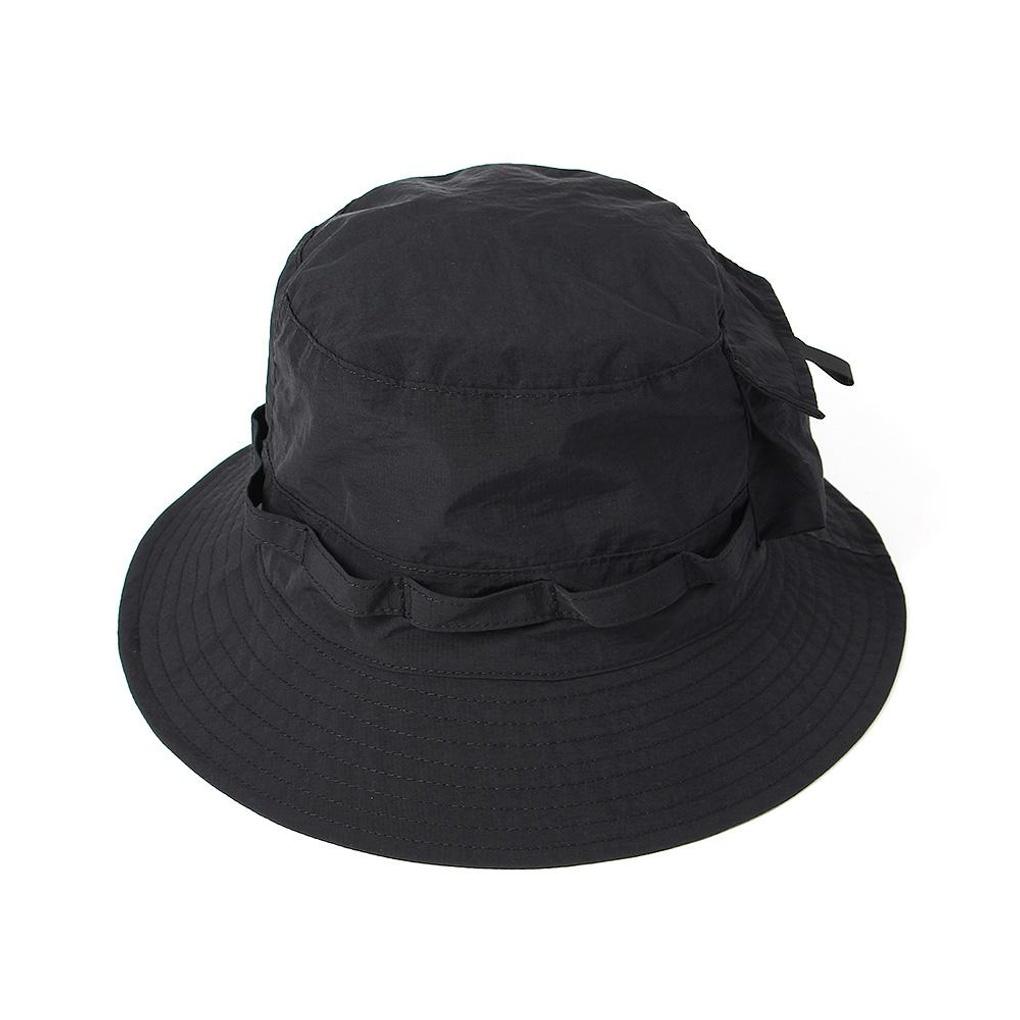 Pocket Foldable Hiking Hat (Black) UV Protection Bucket Hat