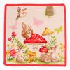 FEILER Limited Edition Magical Forest Red Women's Handkerchief/Hand Towel, 25cm, [Used]