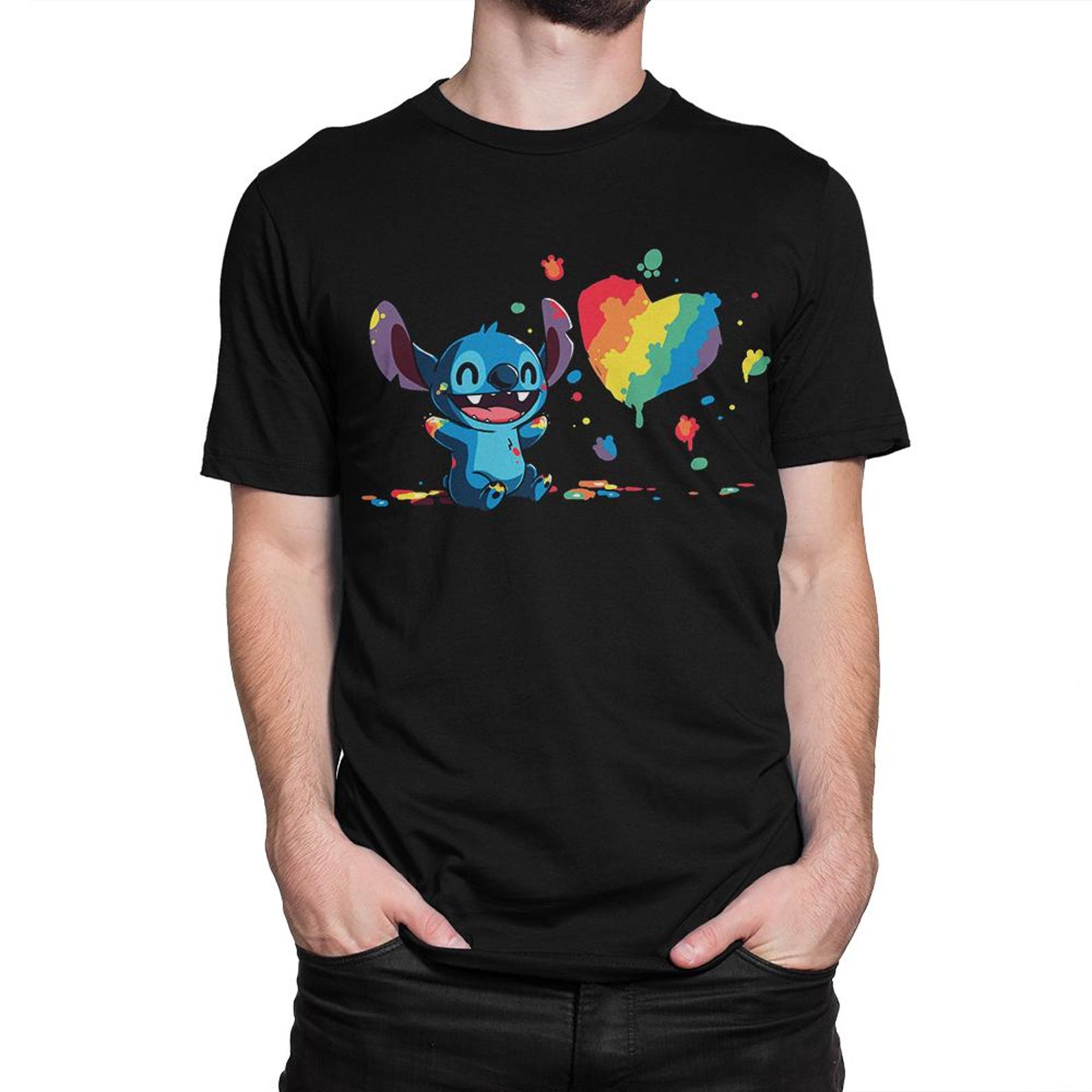 Happy Stitch T-Shirt, Men s and Women s Sizes L