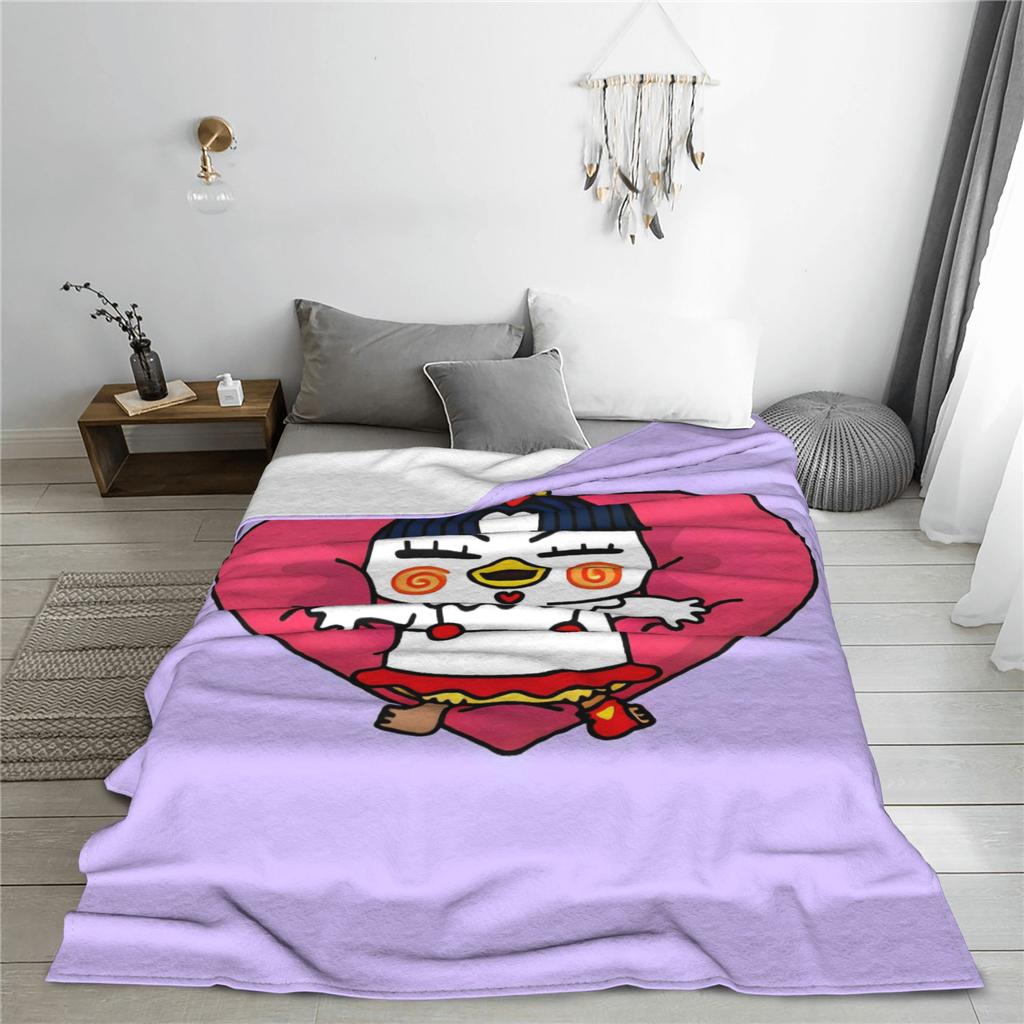 Kwaii Anime B-Buldak RameSn Blankets Quality Warm Soft Throw Blanket Winter Kids Adult Outdoor Novelty Bedspread