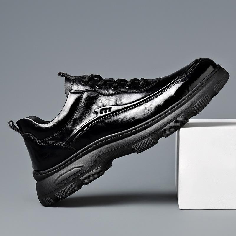 Autumn Leather Breathable Men's Casual Shoes Fashion Shoes Men's Platform Shoes Men's Shoes Flow Shoes Men's
