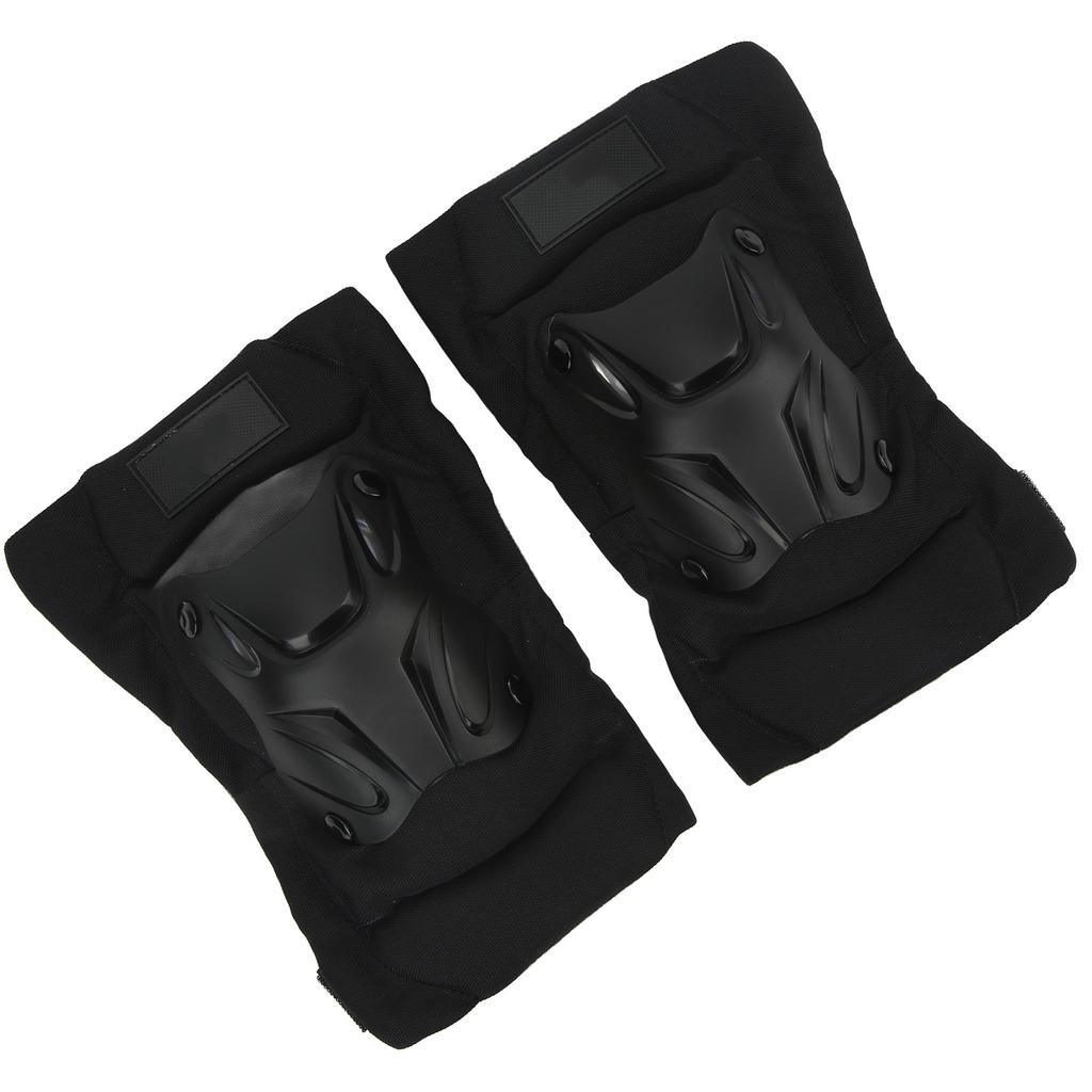 2pcs Knee Pads Guard Short Reflective Thickened PP Flexible Bendable Breathable Rubber Motorcycle Knee Guard for Outdoor