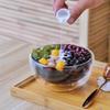 300ml/500ml Clear Double Layer Glass Bowl Heat-resistant Fruit Salad Bowl Kitchen Glassware For Home Food Serving Storage