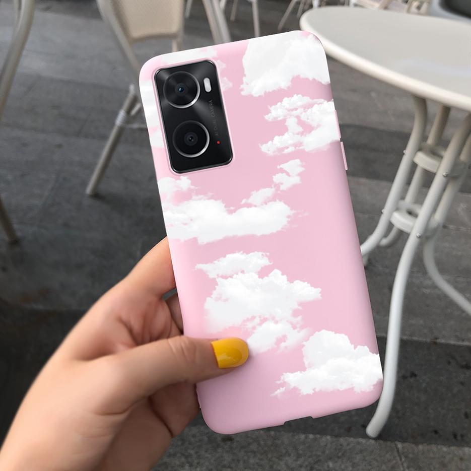 For Oppo A76 Case CPH2375 Fashion Cartoon Girls Cover For Oppo A96 Soft Silicone Case For Oppo A36 A 76 96 OppoA76 OppoA96 Shell
