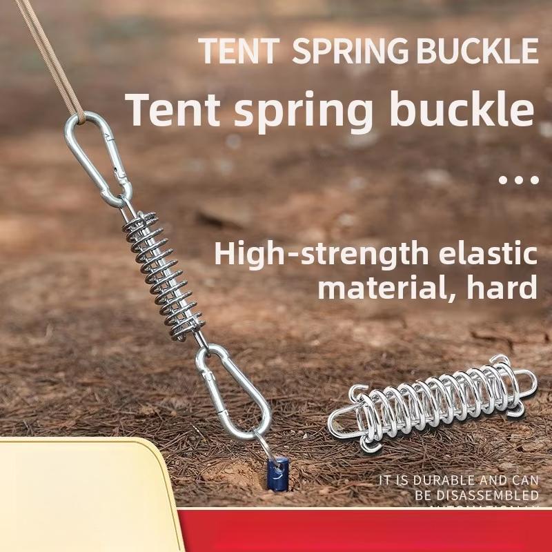 Strong Wind Lightweight Spring Buckle for Tent and Awning Outdoor Camping High Strength Rope Fixed Hook