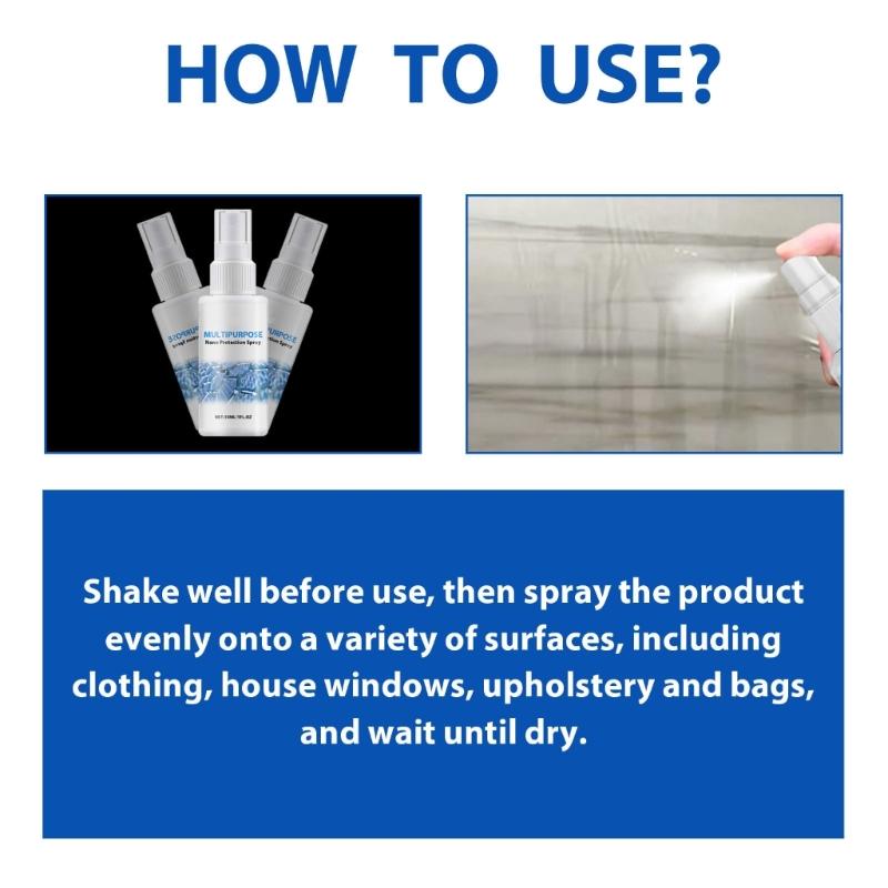 Convenient 30ml Multipurpose Protections Spray for Protecting and Cleanings Various