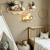Durable Stable Cloud Shaped Wall Shelves Wall Mounted Cloud Bookshelf  Nursery Decor