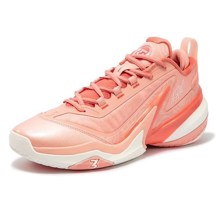 361 AG 5 Low top Basketball Shoes Men's Orange Red 572441112-3