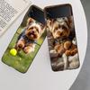 Yorkshire Terrier Dog Phone Case For Samsung Z Flip 7 6 5G Galaxy Z Flip 5 4 3 Black Hard Cell Cover Luxury PC Shell Coque