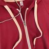 Korean Color Block Hooded Sweatshirt Jacket - Women's Casual Spring/Autumn Zipper Top