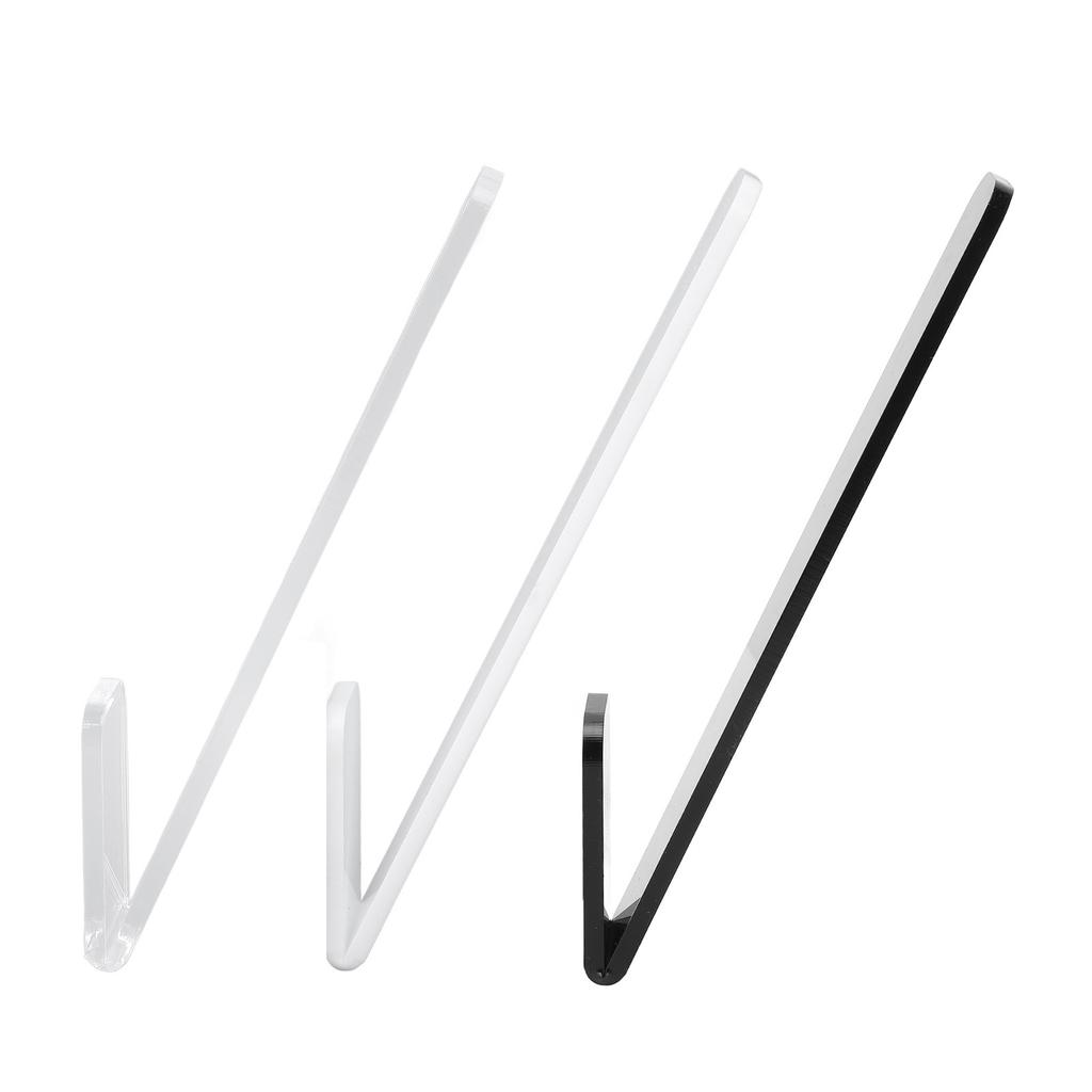 3 Stück Huthaken für Baseballkappen Transparentes Acryl V-Form Klebeaufhänger Organizer Halten 10