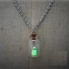 Luminous Ghost Drift Bottle Necklace - Halloween Jewelry