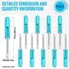50 Pieces 2.0mm Mini Screwdriver Tool Durable Glasses Non-Slip Handle for Watches Mobile