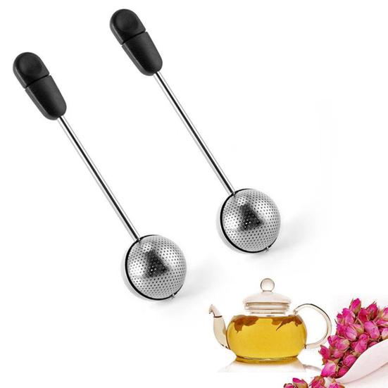 Tea Colander Handle Rotatable Long Food Grade Easy To Operate Tea Drain Filter