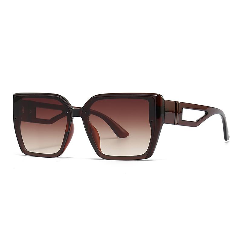 Foreign Trade  Modern Cat-Eye Sunglasses European And American Street Photography Ins Popular Model Square Sunglasse