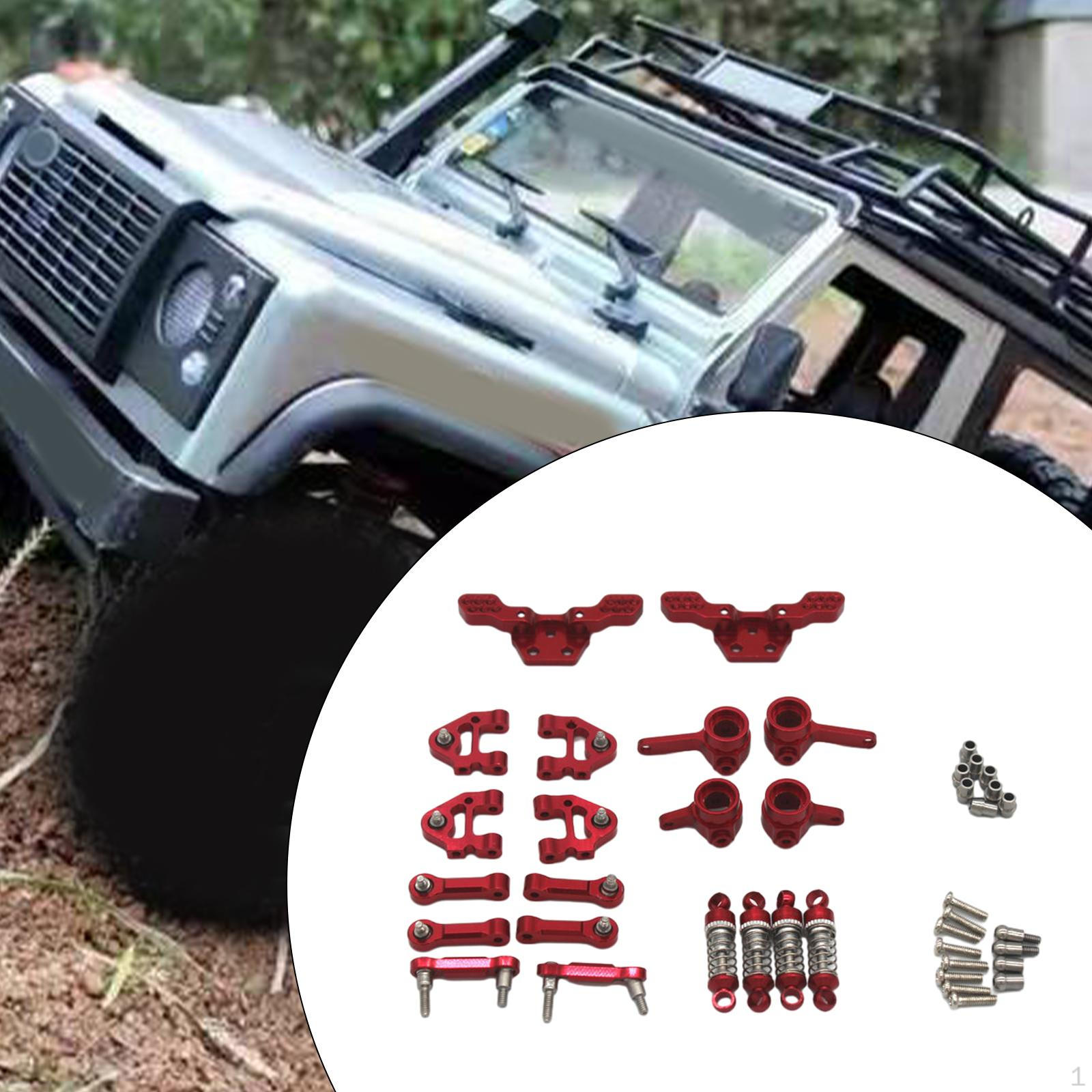 

Metal Parts Upgrade Set for K989 RC Cars Red