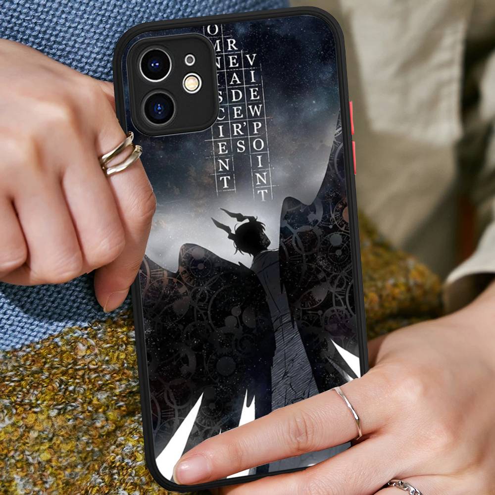 

Anime Omniscient R-Reader V-Viewpoint Phone Case For iPhone 16 15 14 13 12 11 Pro Max Plus X XS MAX Black Matte Phone Fundas iphone 16pro max