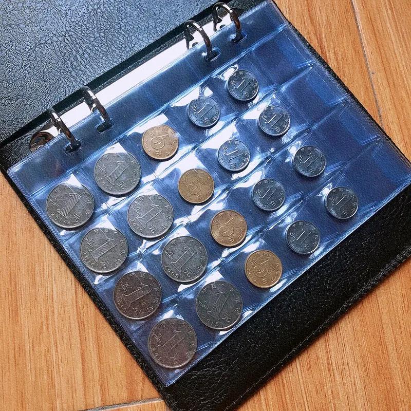 120 Pockets Large-capacity Coin Collection Book Ancient Coin Binder Collection Album Royal Commemorative Volume Folder Hold