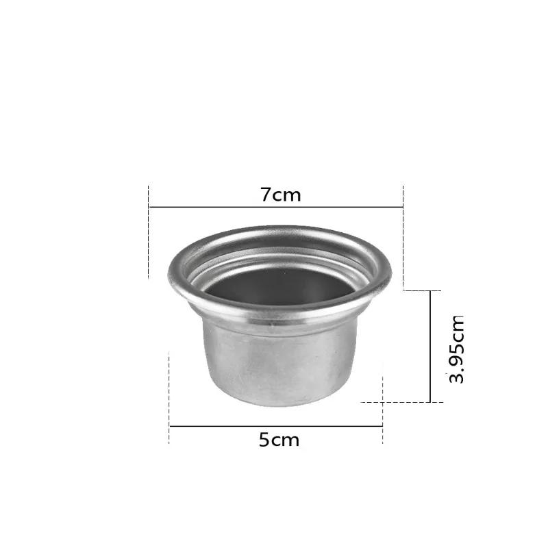Stainless Steel Espresso Coffee Filter Baskets Reusable 58mm Four-Cups Powder Bowl Home Cafe Coffee Machine Handle Filter Basket