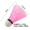 1Pcs Pink Imitation Nylon Ball Durable Badminton Outdoor Plastic Nylon Practice Game Training Use