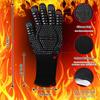 High Temperature Resistant BBQ Gloves Heat Insulation 800 Degree Microwave Oven Gloves Flame Retardant Heat-resistant Gloves