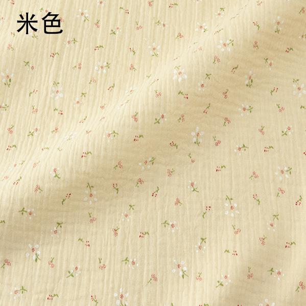 135*100cm Wide High Quality Soft Double Crepe Floral Cotton Fabric, Making Anti Mosquito Pants Small Blanket Cloth