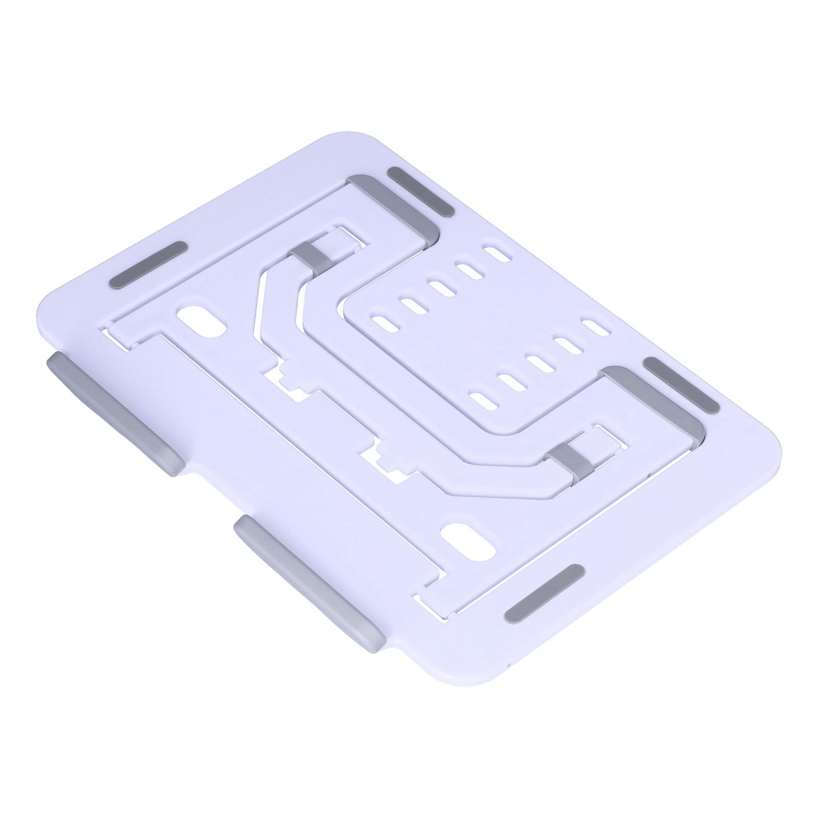 

Laptop Stand Desktop Height Adjustable Foldable Non Slip Double Sided Usable Laptop Stand Lifter Tablet Stand білий