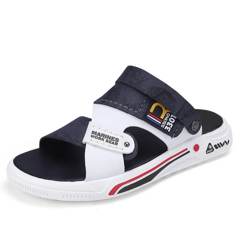Men Sandals Soft Comfortable Non-Slip Men Shoes High Quality Woven Beach Sandals Mens Gladiator Sandals Summer Casual Flat Shoes