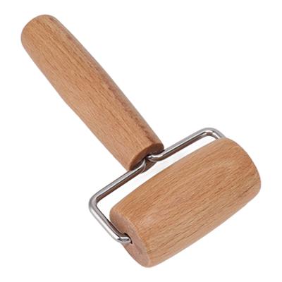 Rolo de massa para assar massa, pequeno rolo de madeira antiaderente para assar pizza, utensílios de cozinha domésticos