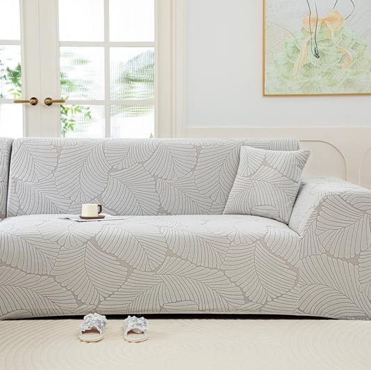 Stretch Thick Plush Jacquard L Shape Sofa Cover Slipcover Couch Protector Living Room Furniture Cover