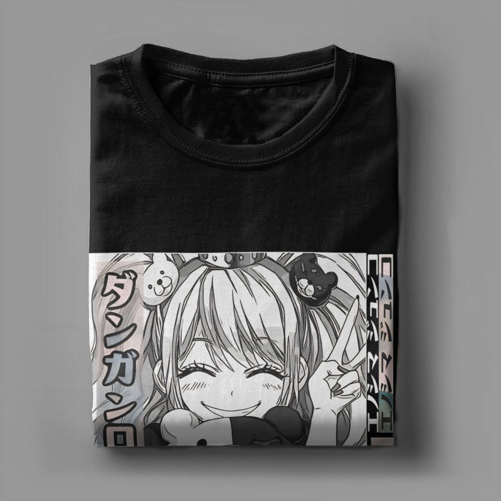 Men Women Printed Junko Enoshima Japanese Video Game Danganronpa T Shirt Tee Pure Cotton  T-shirts Clothes