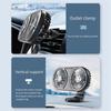 360° Rotating Mini Fan Low Noise Auto Electric Fan Mute Auto Ventilation Fan  Dashboard