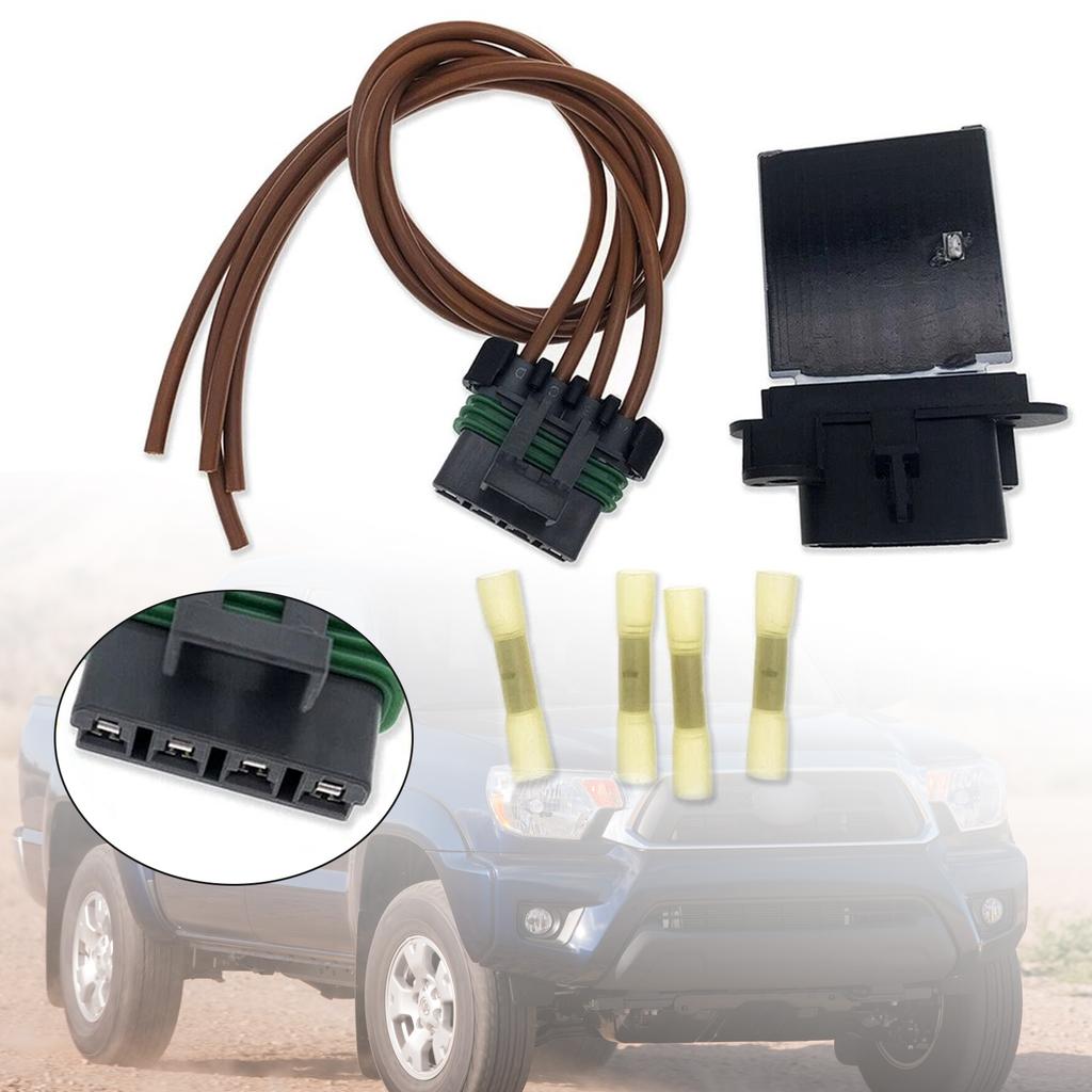 Blower Motor Resistor Kit Harness w/ 8713804050 For Toyota Tacoma 2005-2018