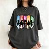 Summer Sale 2026: Sailor Moon T-shirt with Silhouette Print, Women's, Casual, Harajuku, Short Sleeve, Aesthetic Street Wear.